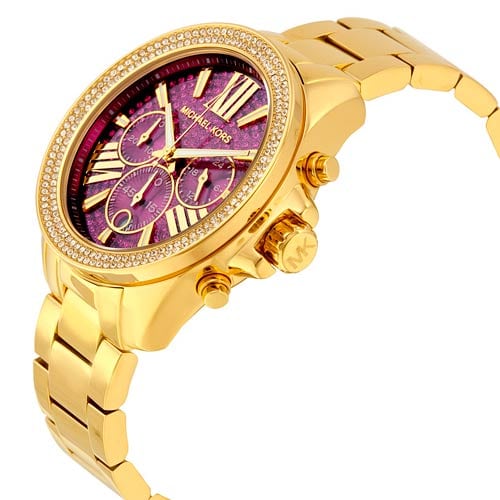 Michael Kors MK6290 Wren Crystal Pave Gold Tone Ladies Watch